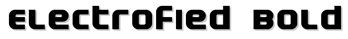 Electrofied Bold font